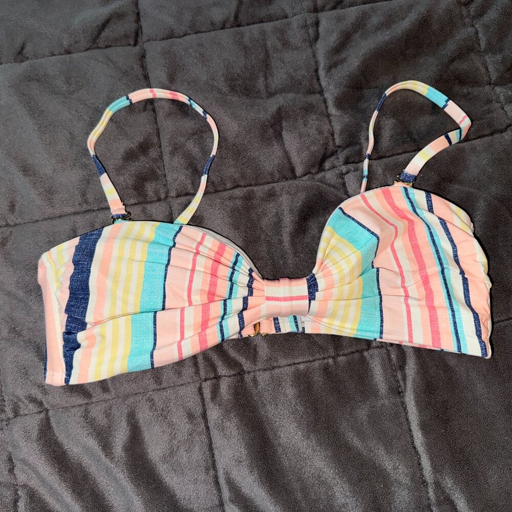 Celebrity Pink Women's Pink and Yellow Bikini-and-tankini-tops
